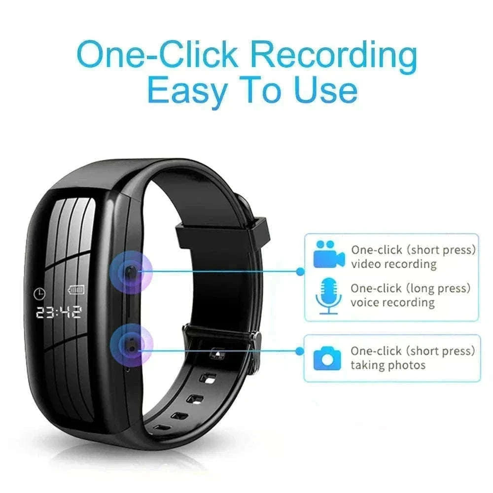 1080P HD Watch Camera for Video, Voice Recording and Photos-64G