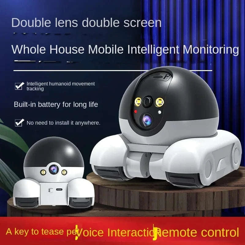 1080P HD WiFi PTZ Robot Camera-2MP And 64G Card / EU Plug