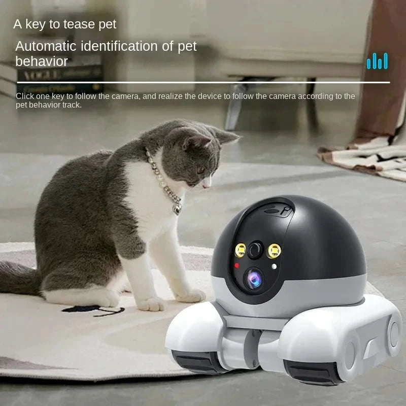 1080P HD WiFi PTZ Robot Camera-2MP And 64G Card / EU Plug