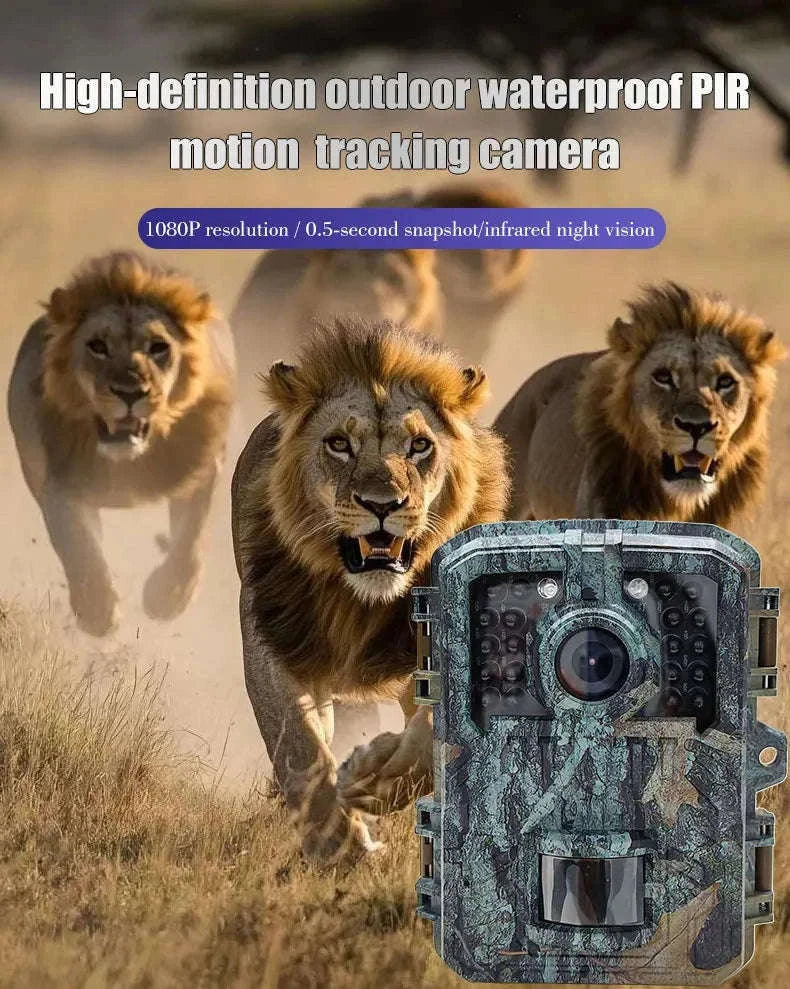 1080P Hunting Camera with Night Vision, 120° Detection, IP65-2PCS DL003 None card / China Mainland