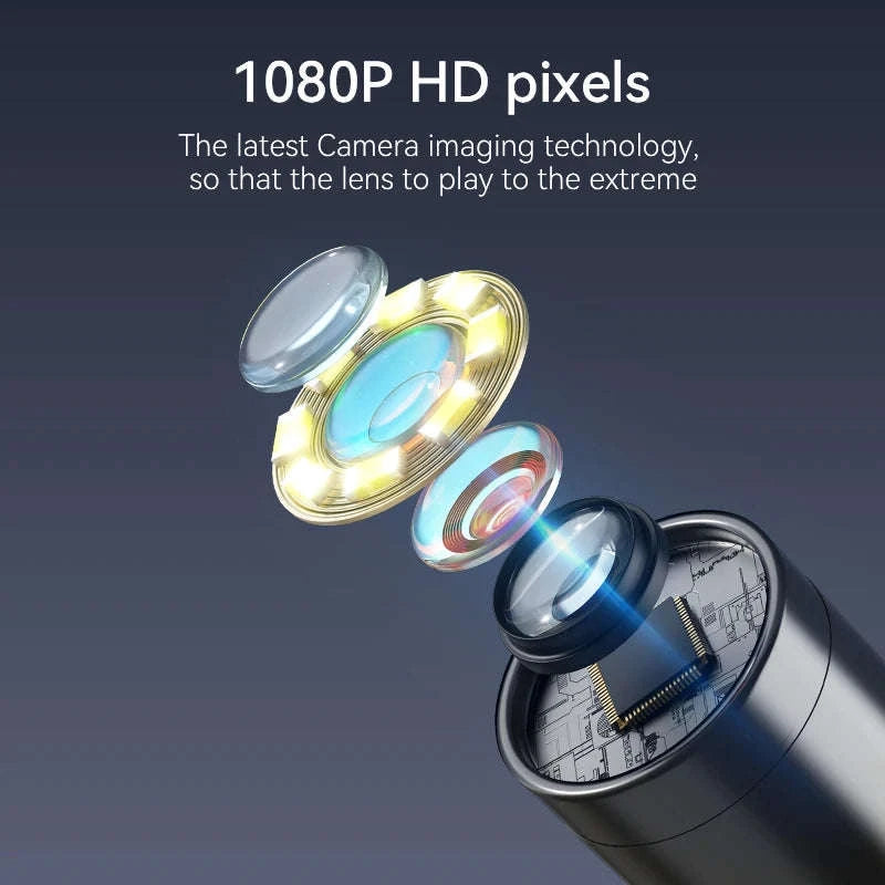 1080P Industrial Endoscope Camera with 4.3" IPS Screen-dual lens / United States / 10m