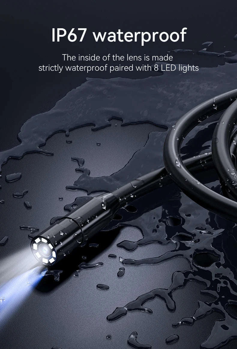 1080P Industrial Endoscope Camera with 4.3" IPS Screen-dual lens / United States / 10m