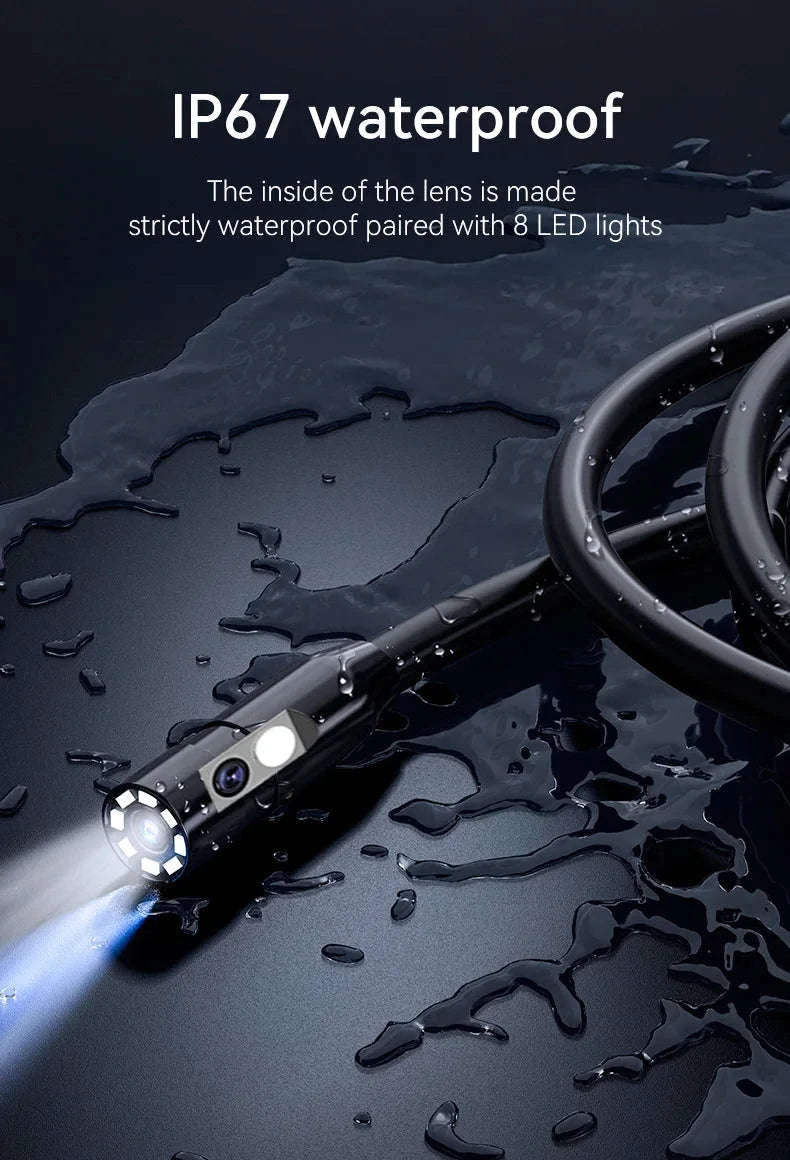 1080P Industrial Endoscope Camera with 4.3" IPS Screen-dual lens / United States / 10m