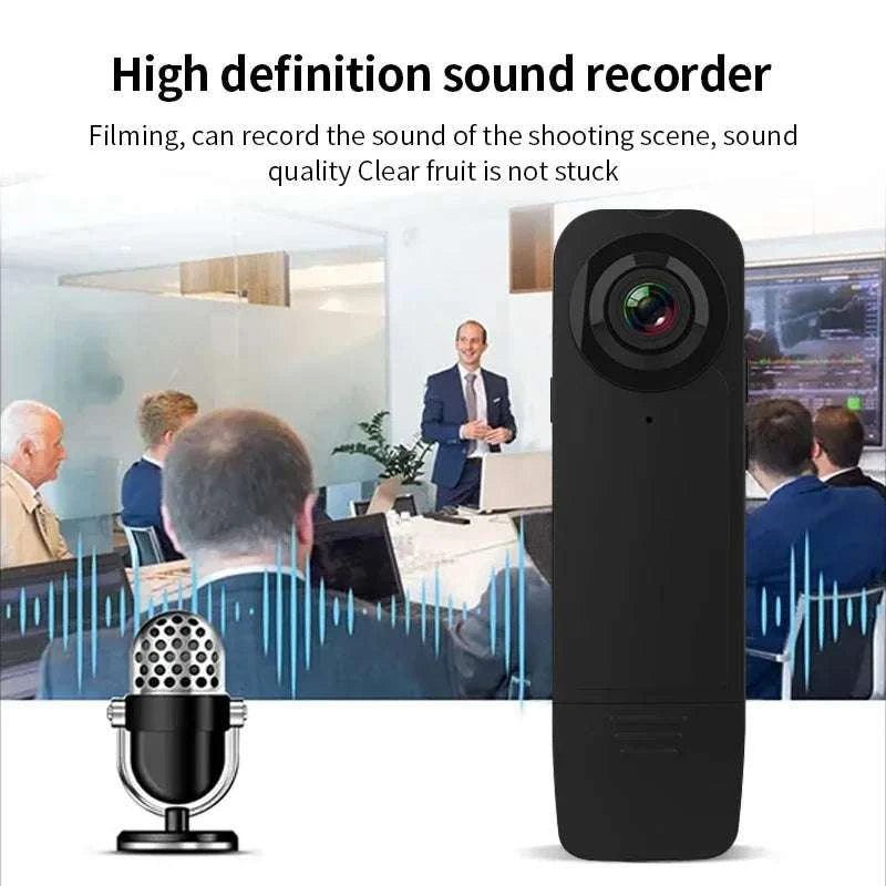 1080P Mini Body Camera A18 with Night Vision & Loop Recording-black / 32GB