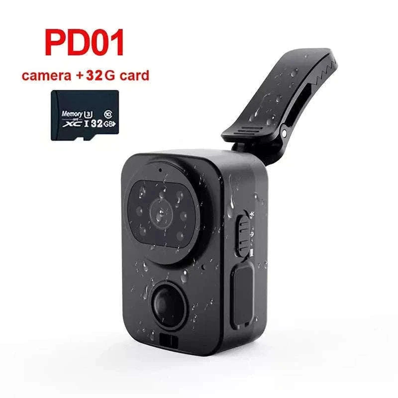 1080P Mini Body Camera Waterproof with Night Vision & PIR Motion Sensor-Waterproof Camera Ad