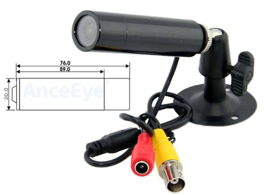 1080P Mini Bullet Security Camera with 4-in-1 Output-AHD Signal / NTSC / 3.6mm