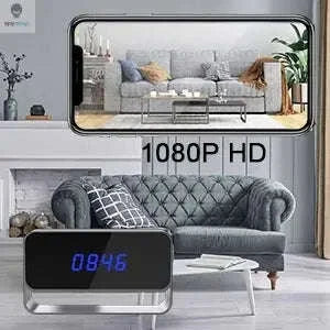 1080P Mini Clock Camera – Wireless Hidden Security Cam for Home & Office-Default Title