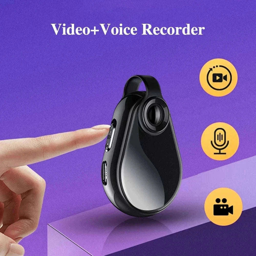 1080P Mini Hidden Camera Necklace with Wide Angle & Audio Recording-V2 / 16G