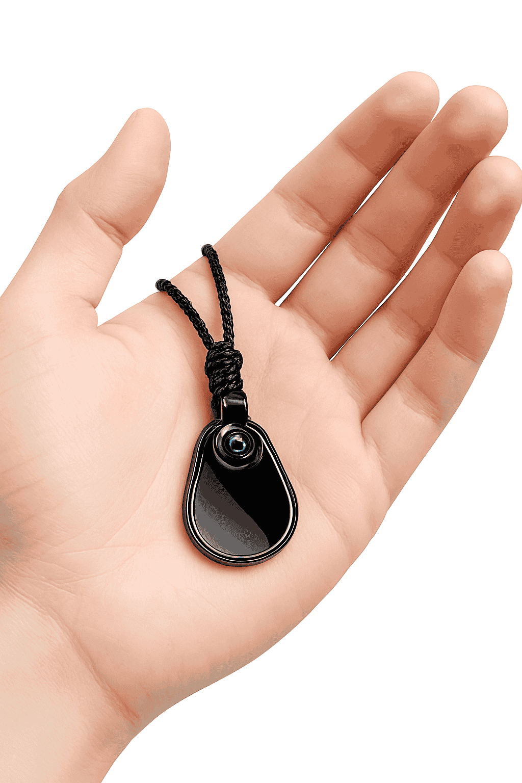 1080P Mini Hidden Camera Necklace with Wide Angle & Audio Recording-V2 / 16G