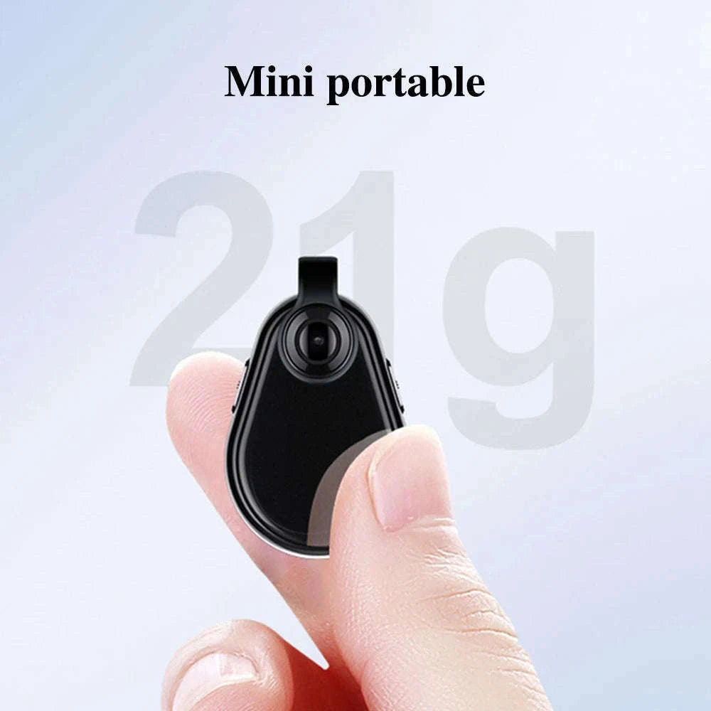 1080P Mini Hidden Camera Necklace with Wide Angle & Audio Recording-V2 / 16G