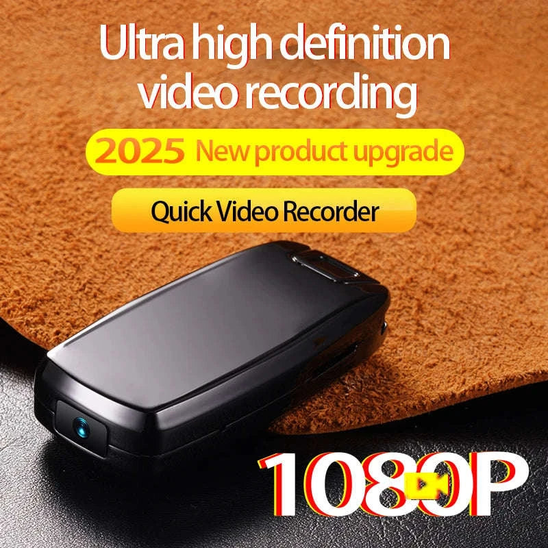 1080P Mini Hidden Camera with One-Button Recording & Audio Support-black / 64GB