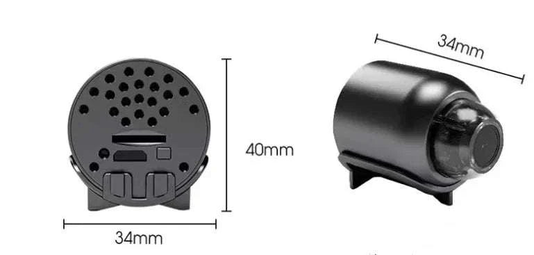 1080P Mini WiFi Camera with HD Night Vision for Home Security-1080P Black