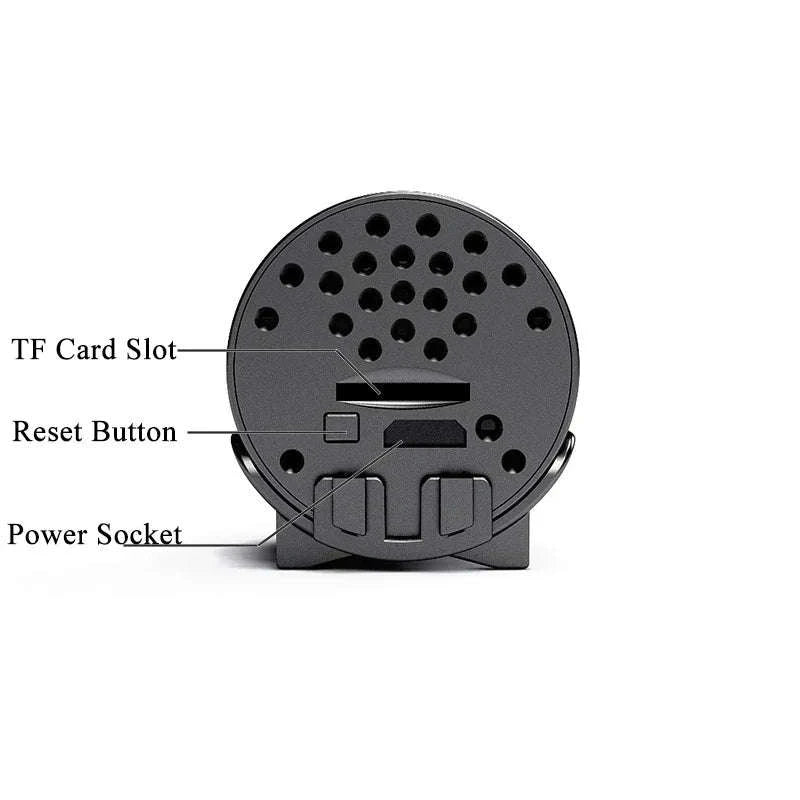 1080P Mini WiFi Camera with HD Night Vision for Home Security-1080P Black