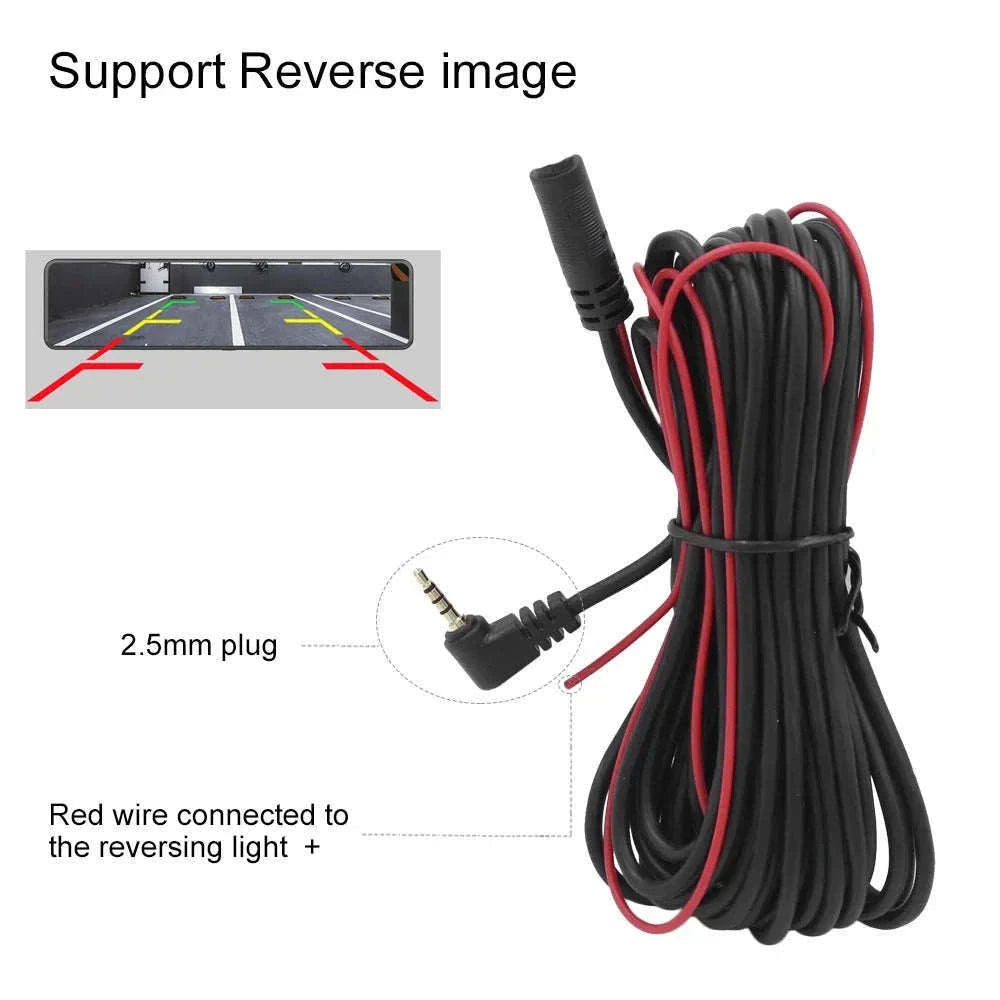 1080P Rear View Camera 2.5mm 4Pin for Car DVR Mirror Dash Cam-4pin 1080p