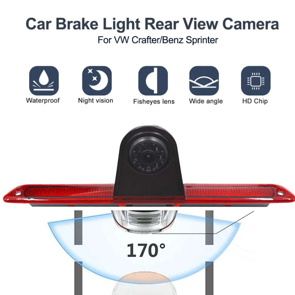 1080P Rear View Camera Brake Light Replacement-Default Title