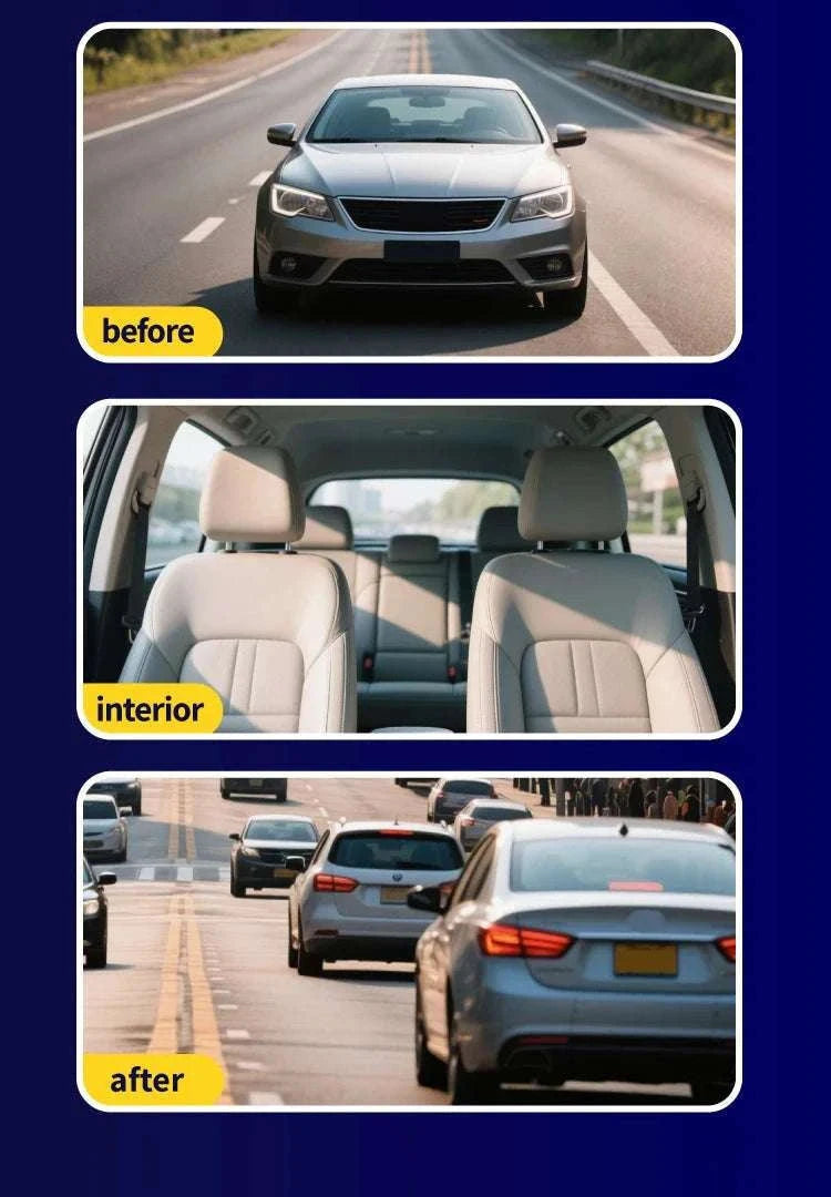 1080P Triple Lens Dash Cam Front Interior Rear with Night Vision-front inside rear / United States