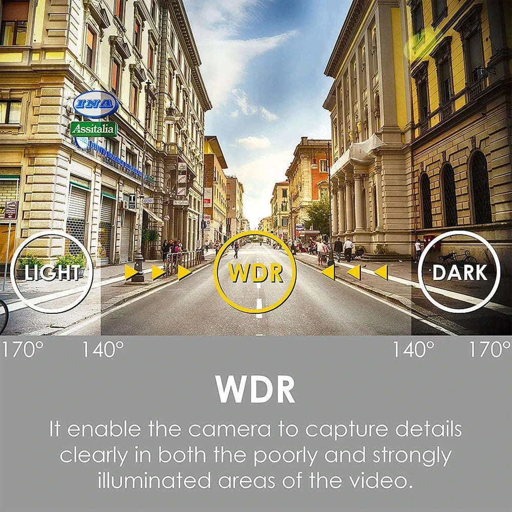 1080P USB Dash Camera with ADAS Alerts for Android Head Units-NO Card