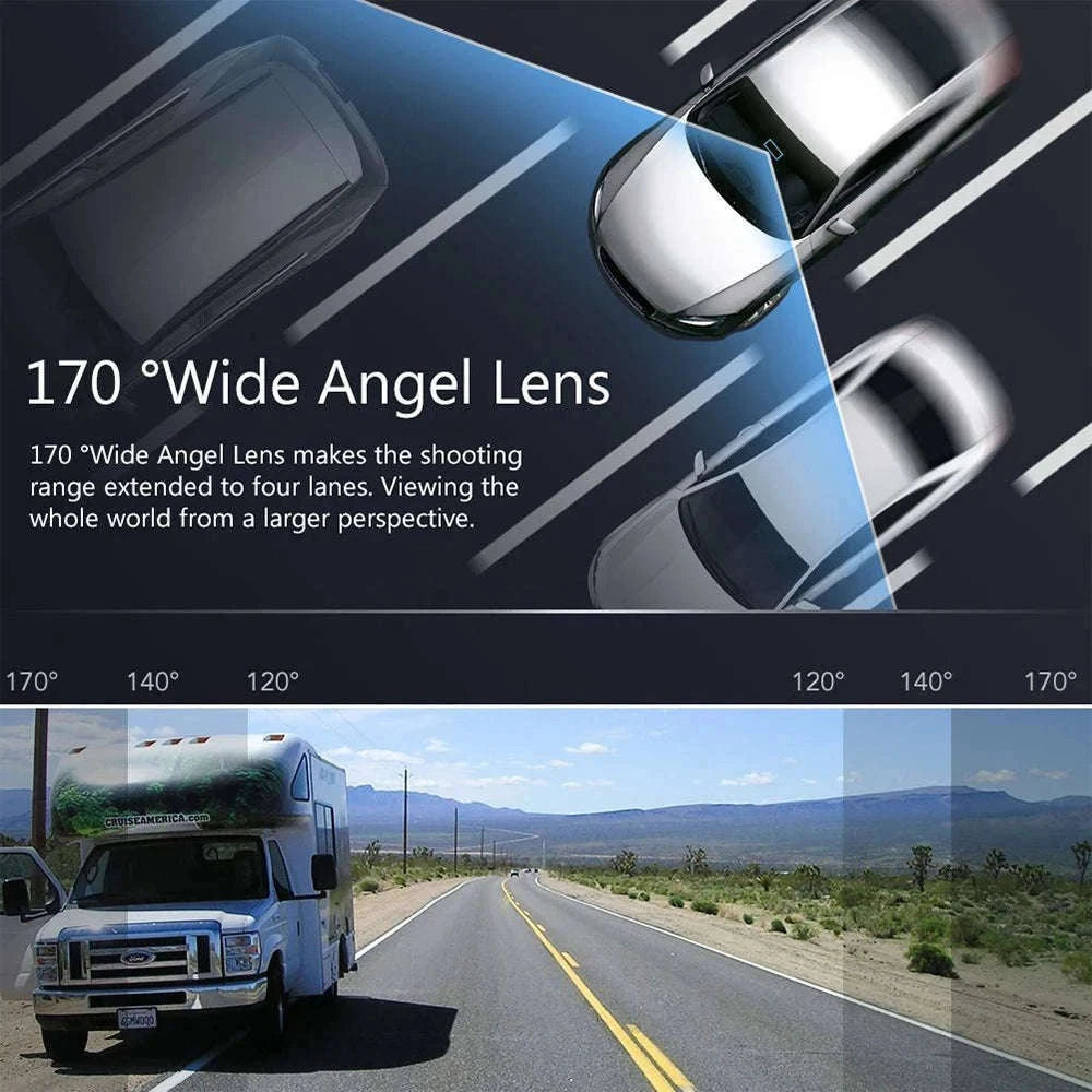 1080P USB Dash Camera with ADAS Alerts for Android Head Units-NO Card