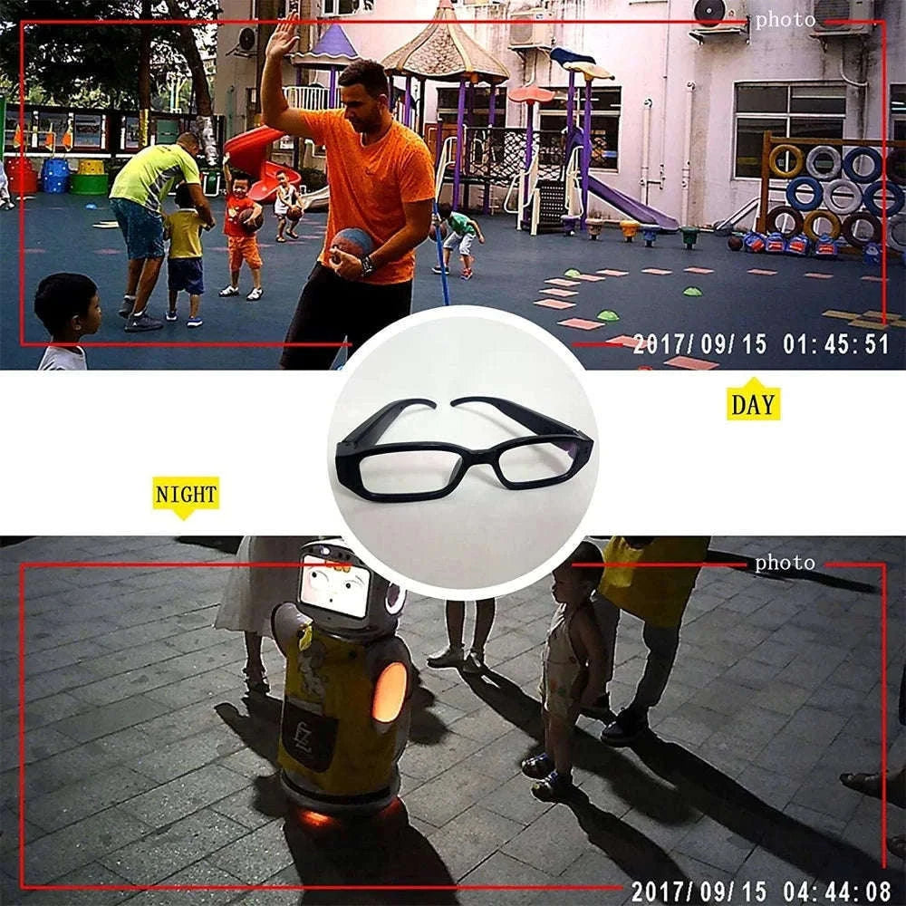 1080P Wearable Camera Glasses for Sports, Travel & Daily Recording-SM13A / China Mainland