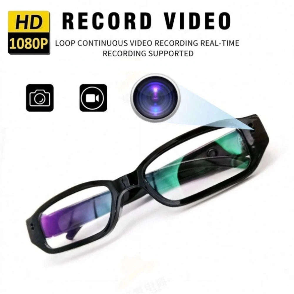 1080P Wearable Camera Glasses for Sports, Travel & Daily Recording-SM13A / China Mainland