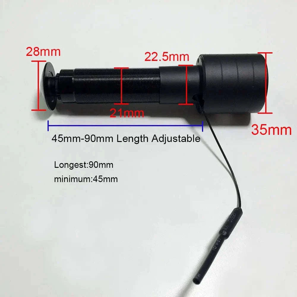 1080p Wi-Fi Peephole Door Camera with Night Vision & Motion Alerts-add 32G TF