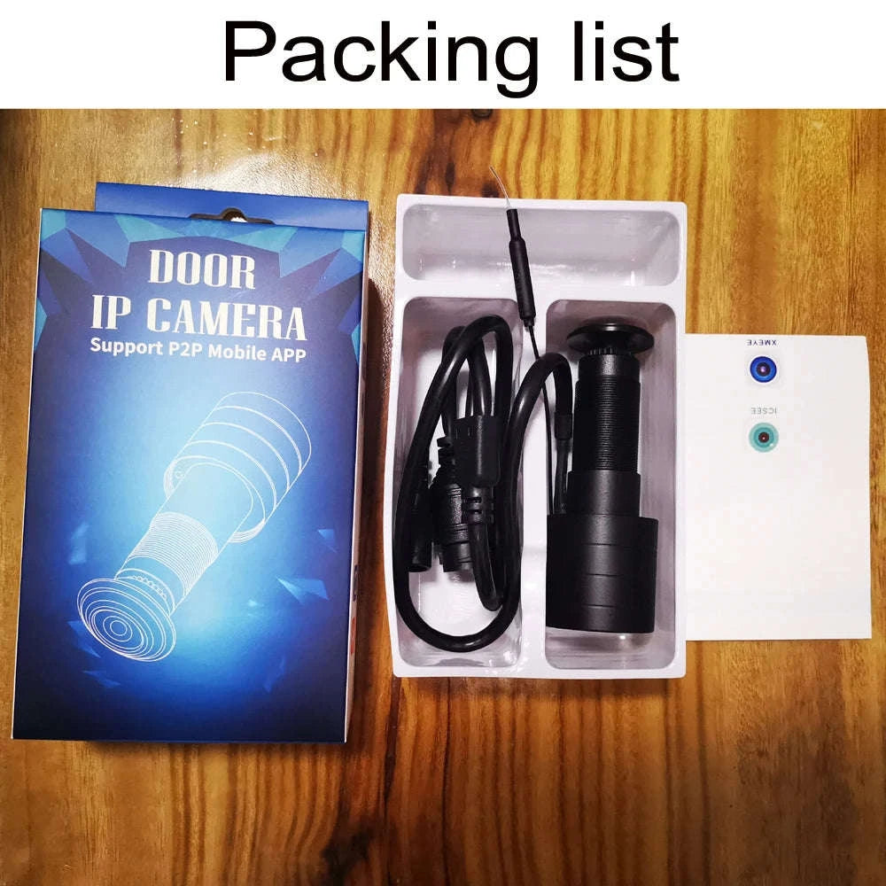 1080P Wide-Angle Peephole Security Camera with Motion Detection-150 degree view