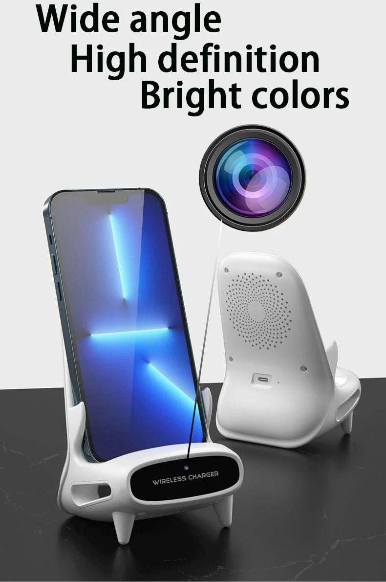 1080P WiFi Camera Clock with Night Vision & Remote Monitoring-128G camera