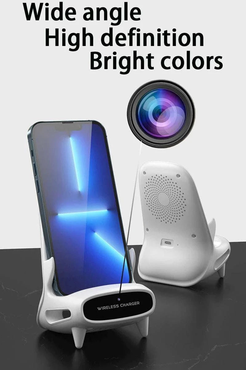 1080P WiFi Camera Clock with Night Vision & Remote Monitoring-128G camera