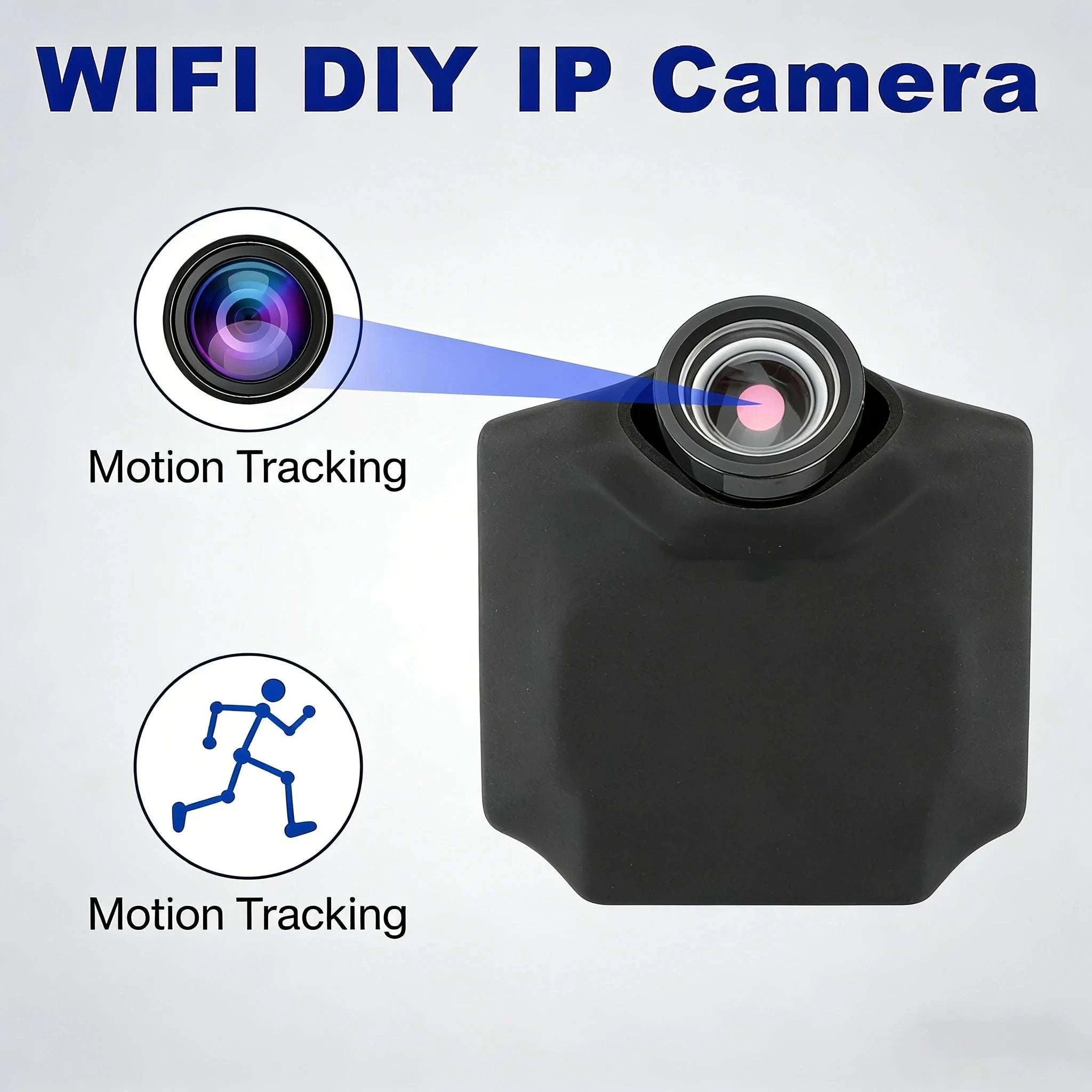 1080P WiFi Mini Camera with Motion Detection & Remote Viewing-black / NO SD Card