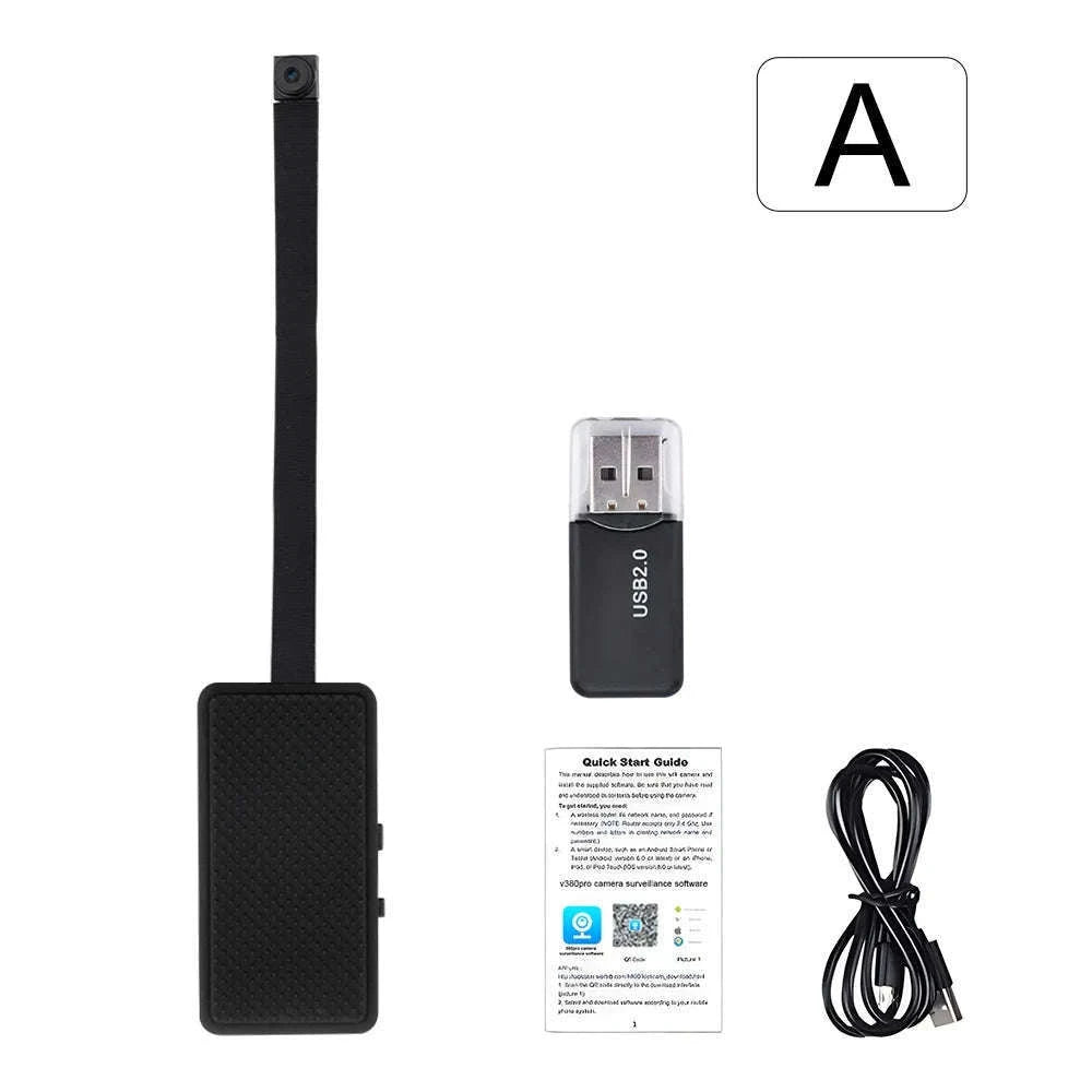 1080P WiFi Mini Camera with Remote Viewing & Motion Detection-B with 32GB Card