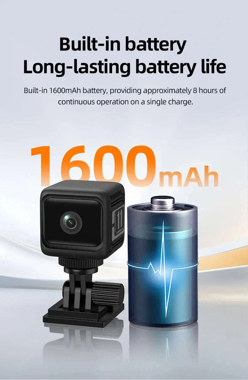 1080P WiFi Mini Security Camera with Night Vision and Motion Detection-Default Title