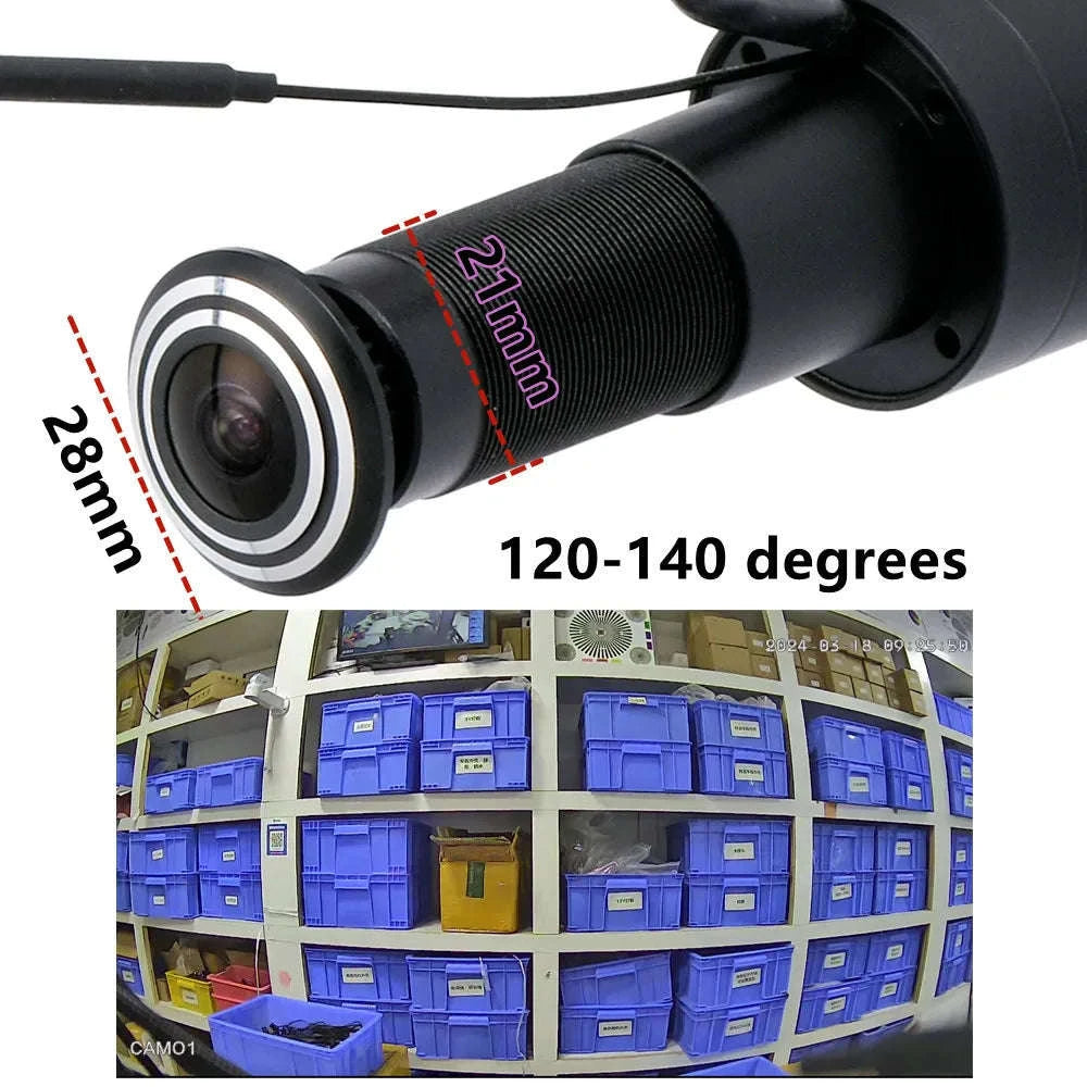 1080P WiFi Peephole Camera Door Viewer with Motion Detection-black US Power