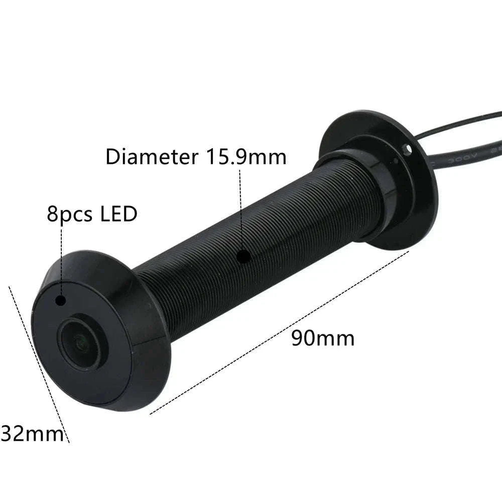 1080P WiFi Peephole Door Camera with Motion Detection-silver / EU Plug