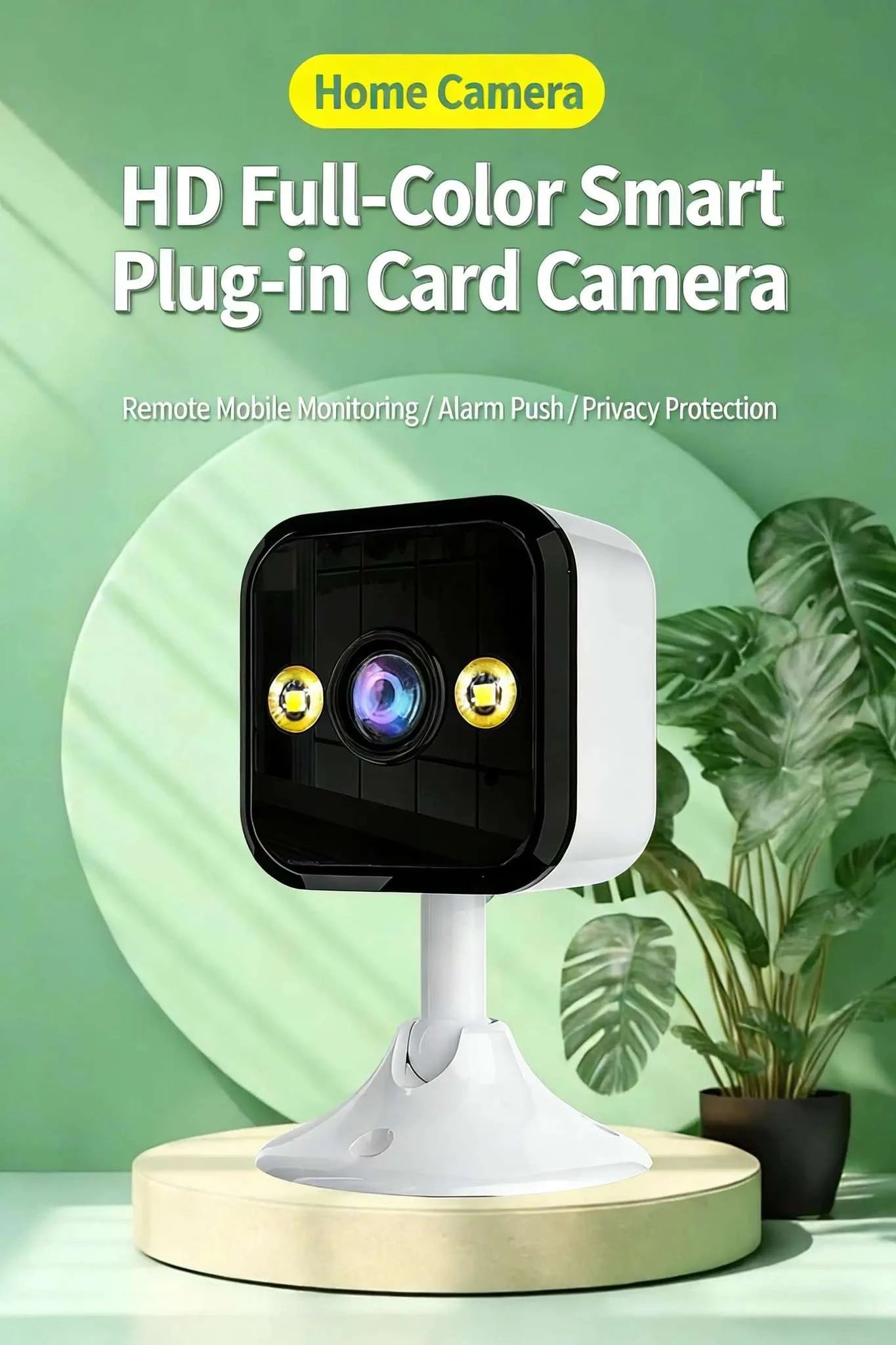 1080P WiFi Security Camera Indoor Outdoor IP66 Night Vision-A13-32GB SD Card / UK Plug