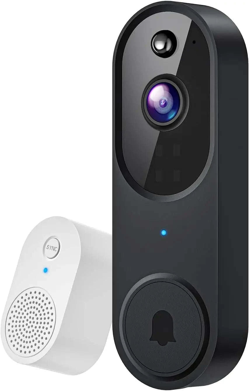 1080P Wireless Doorbell Camera with AI Detection & Night Vision-United States