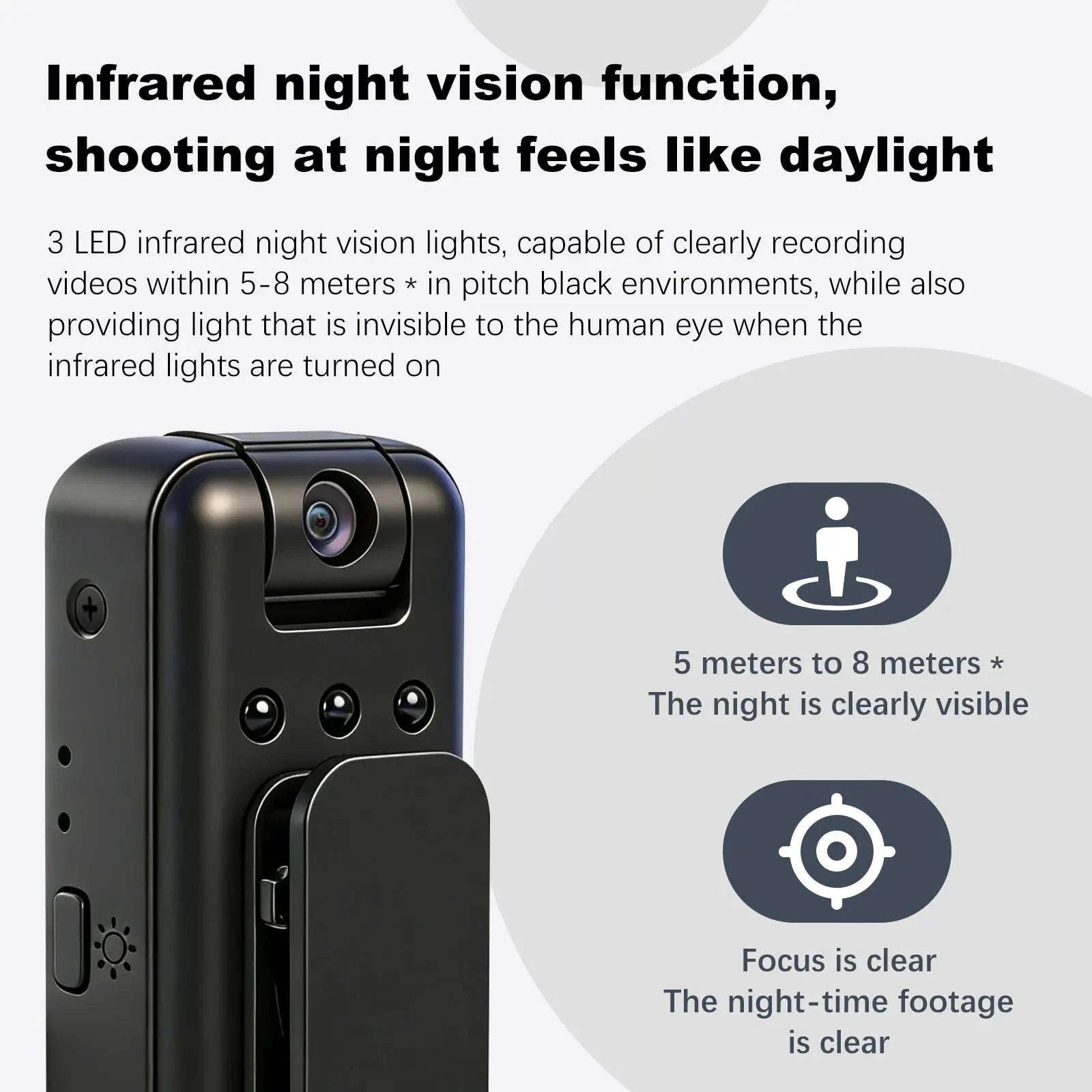 1080P Wireless HD Security Camera with Night Vision & Motion Detection-United States