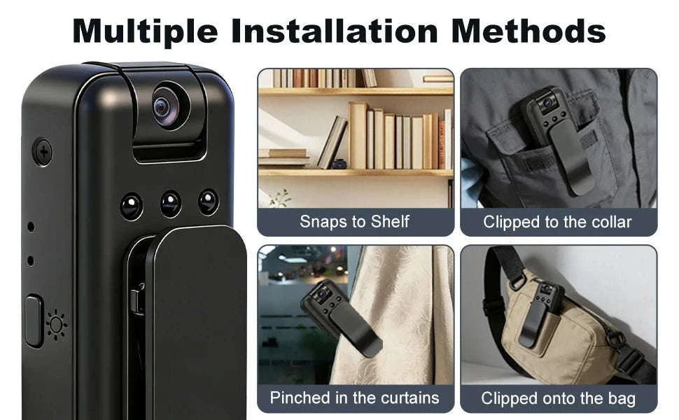 1080P Wireless HD Security Camera with Night Vision & Motion Detection-United States