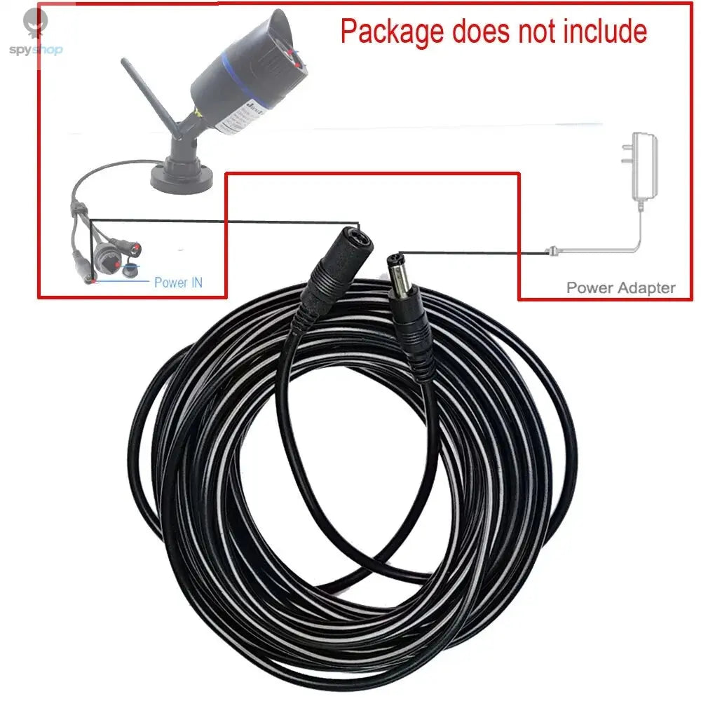 10M/ 5M 5.5mm*2.1mm DC Power Connector Extension Cord Jack Adapter Lead Cable DC Female Male Extension External Plug Spy-shop.com