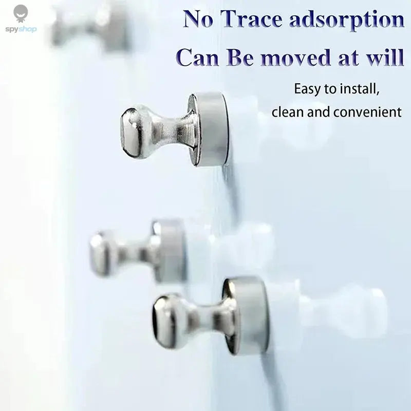 10PCS Magnetic Nail Office Calligraphy And Painting Refrigerator Strong Magnet Nail Teaching Whiteboard Magnetic Nails 12x16mm Spy-shop.com