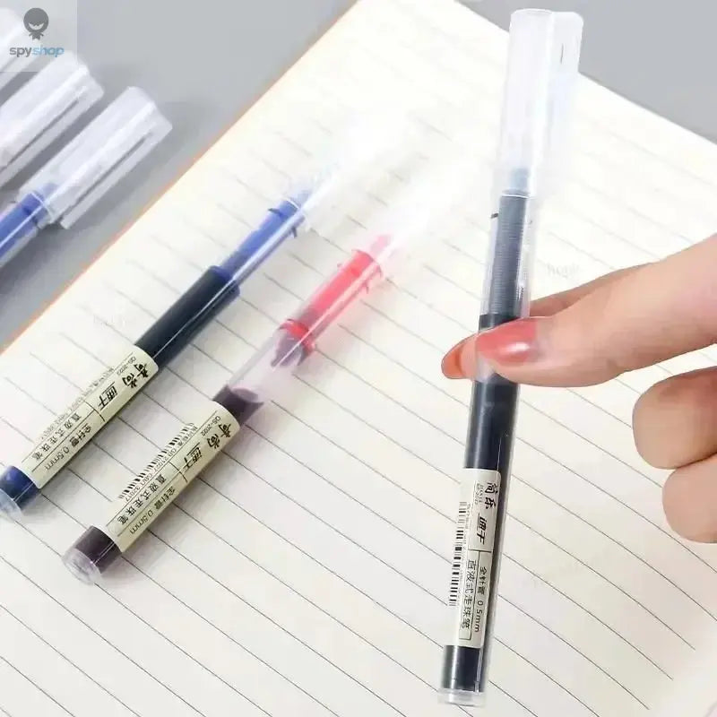 10Pcs/set High Quality Needle Type Gel Pens Straight Liquid Ballpoint Pen Kawaii Stationery School Office Supplies Writing Spy-shop.com