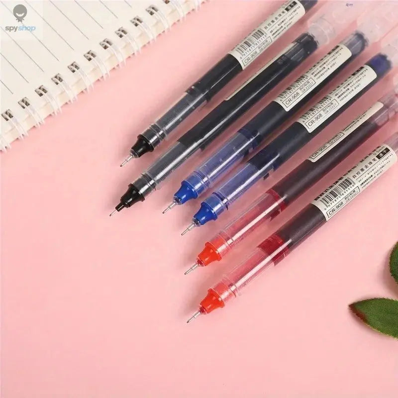 10Pcs/set High Quality Needle Type Gel Pens Straight Liquid Ballpoint Pen Kawaii Stationery School Office Supplies Writing Spy-shop.com