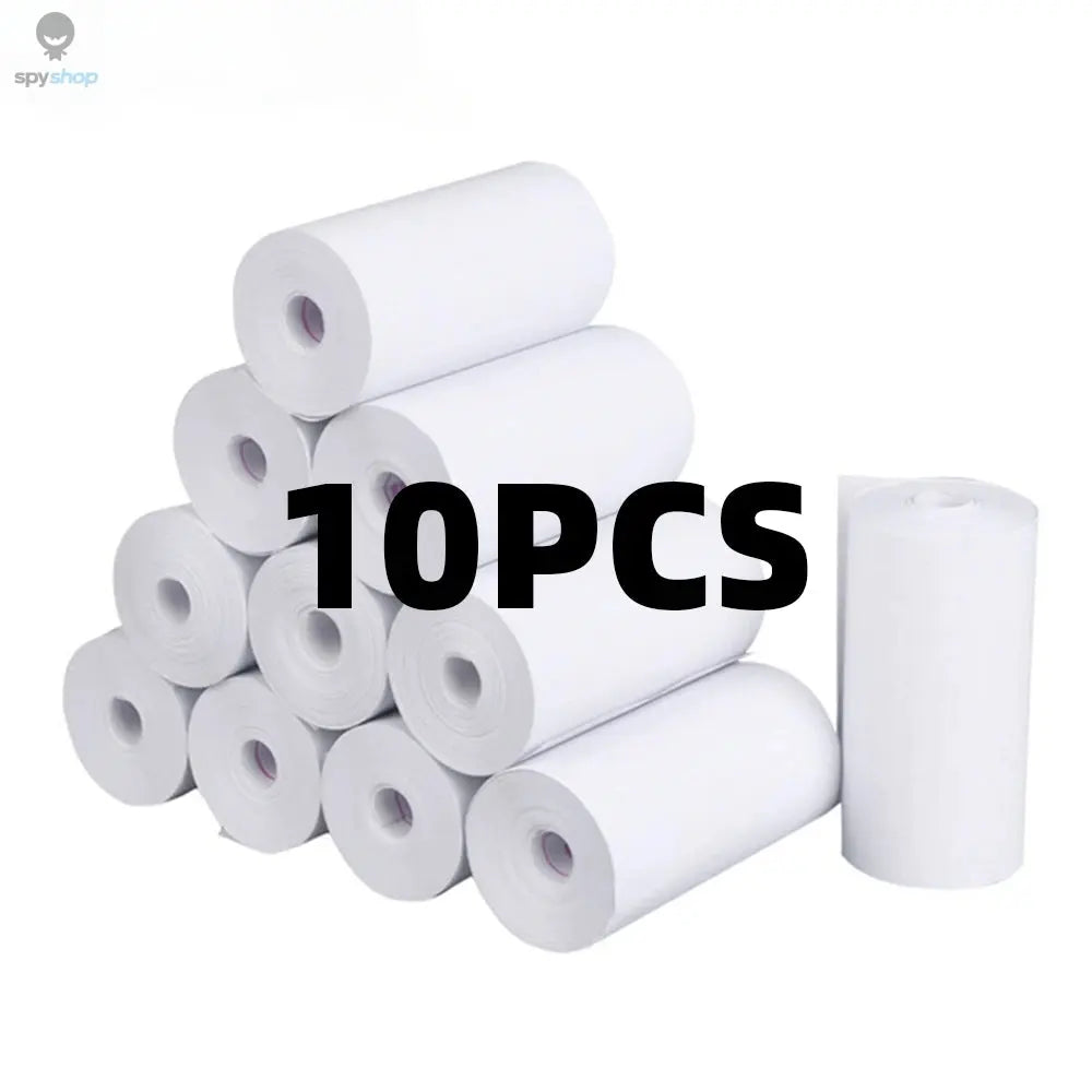 10Rolls 57x25 MM Thermal Paper White Children Camera Instant Print Kids Camera Printing Paper Replacement Accessories Parts Spy-shop.com