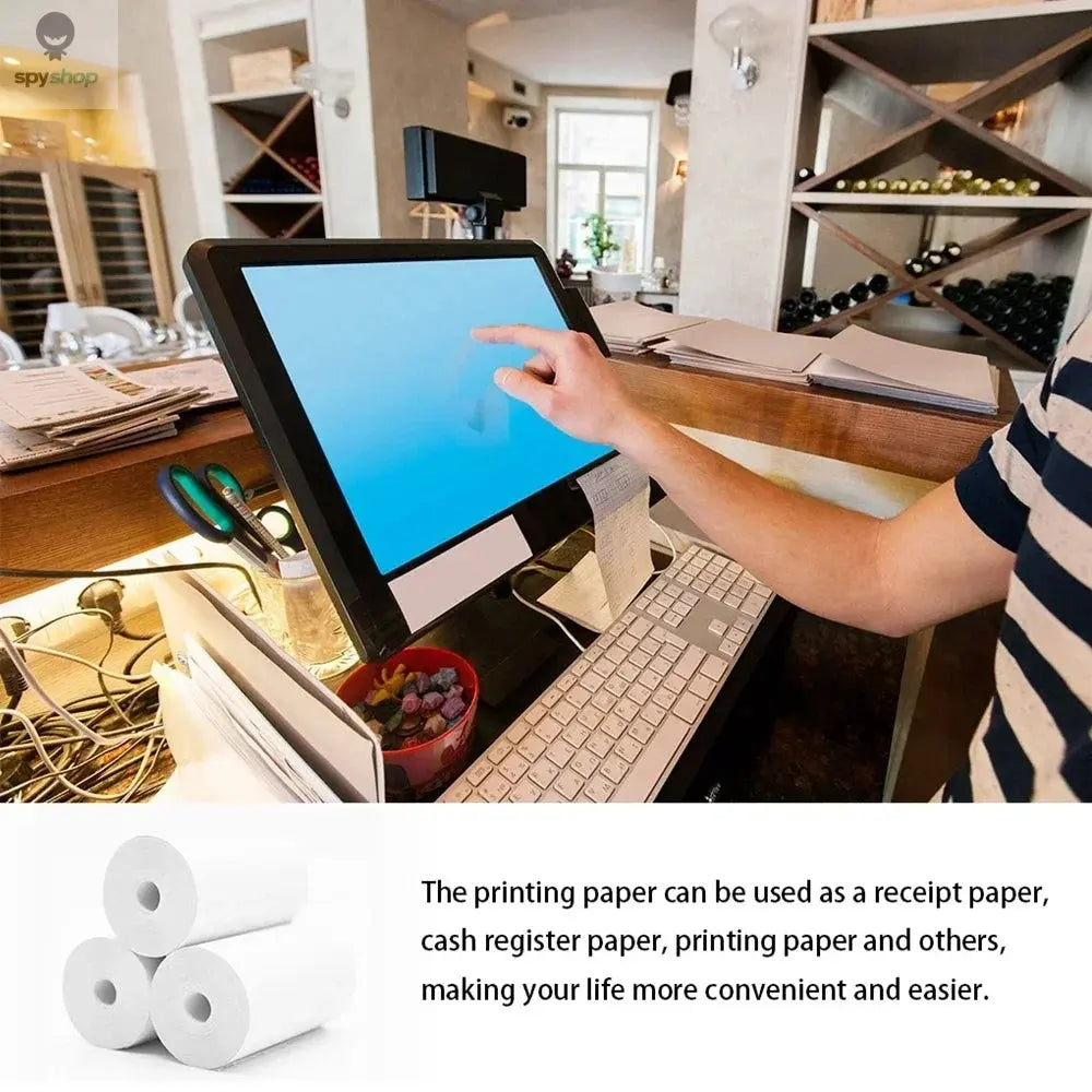 10Rolls 57x25 MM Thermal Paper White Children Camera Instant Print Kids Camera Printing Paper Replacement Accessories Parts Spy-shop.com