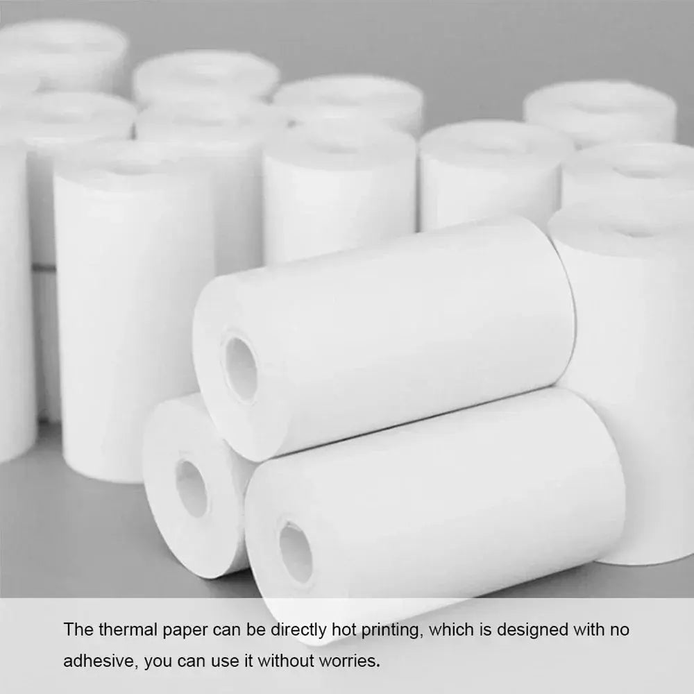 10Rolls 57x25 MM Thermal Paper White Children Camera Instant Print Kids Camera Printing Paper Replacement Accessories Parts Spy-shop.com