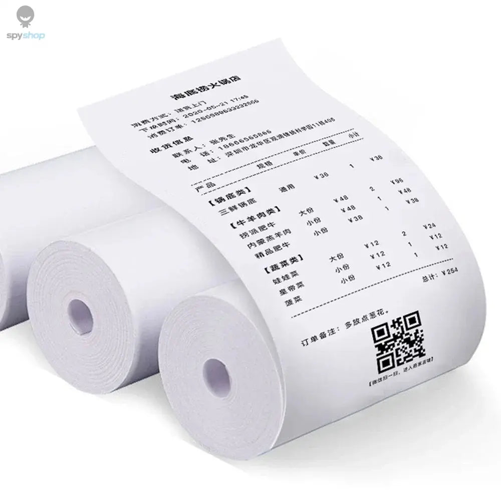 10Rolls 57x25 MM Thermal Paper White Children Camera Instant Print Kids Camera Printing Paper Replacement Accessories Parts Spy-shop.com