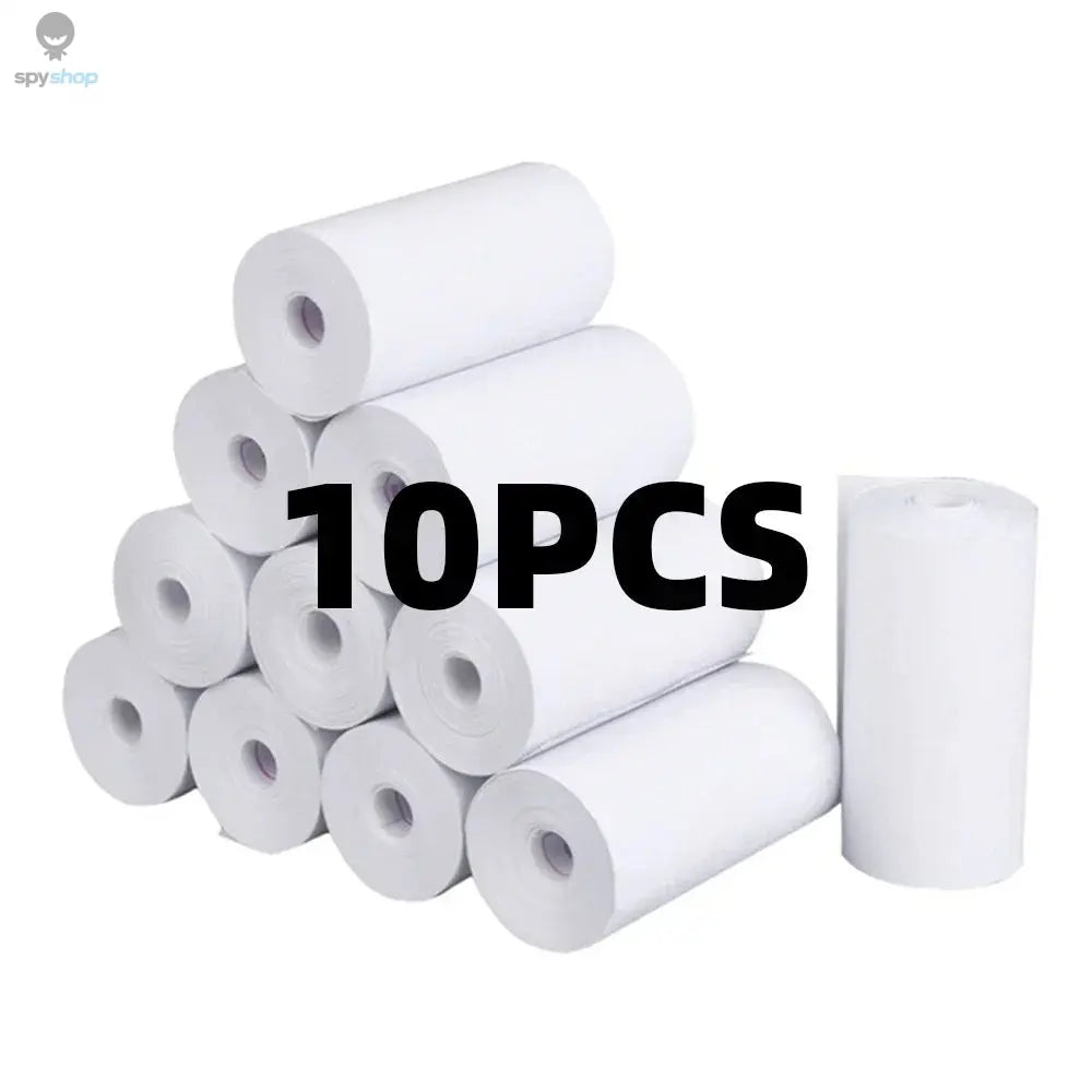 10Rolls 57x25 MM Thermal Paper White Children Camera Instant Print Kids Camera Printing Paper Replacement Accessories Parts Spy-shop.com