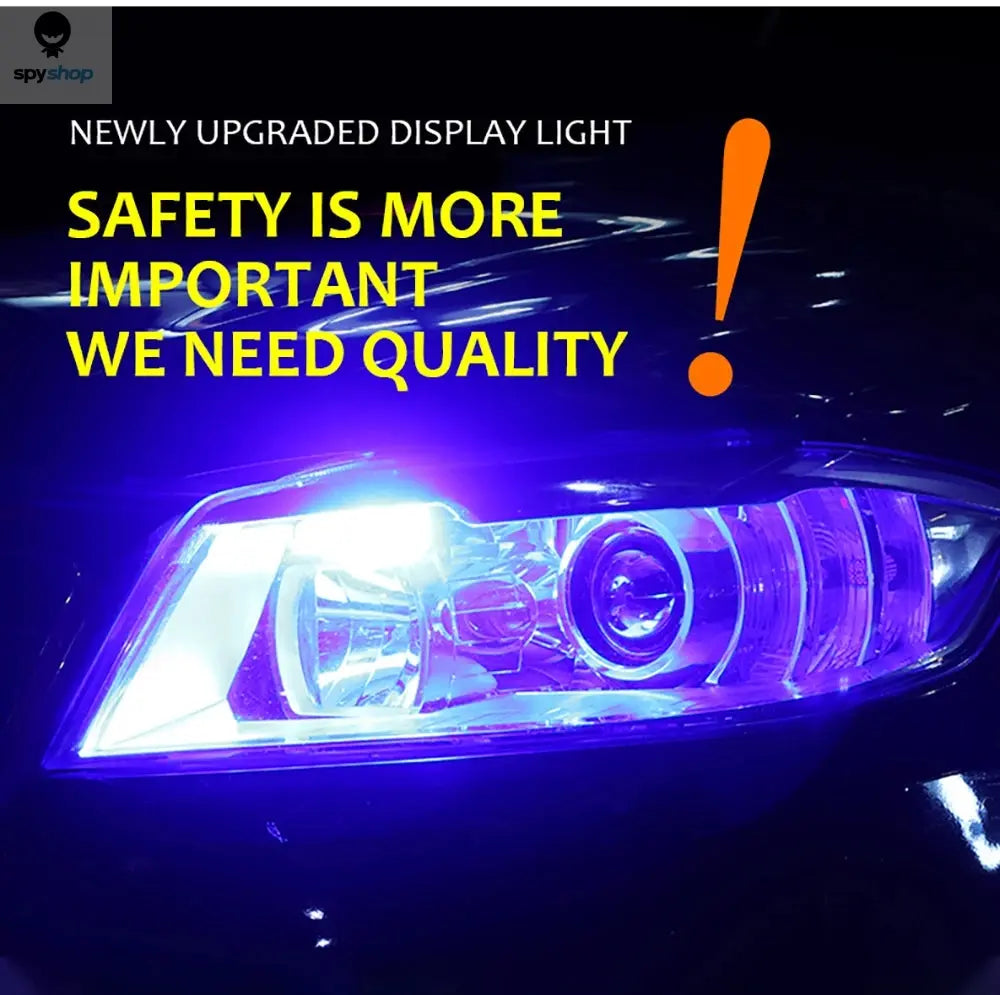 10X New W5W LED Canbus T10 Car Lights COB Glass Interior Parts Bulbs 6000K White Auto License Plate Lamp Dome Read Light 12V Spy-shop.com