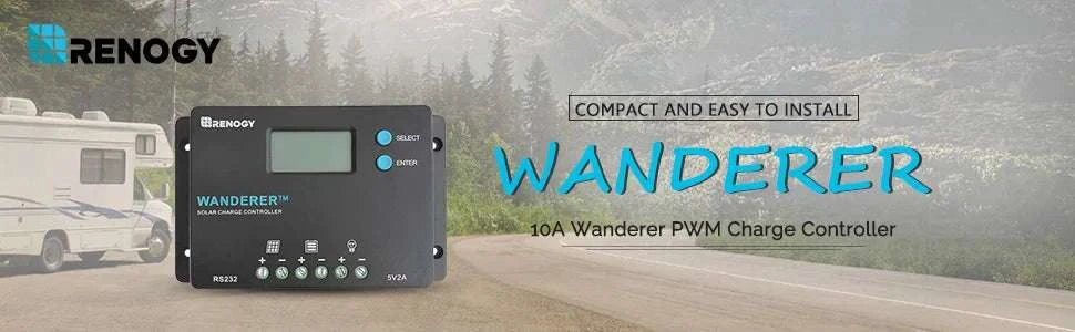 10A 12V/24V PWM Solar Charge Controller with LCD Display-United States