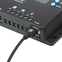 10A 12V/24V PWM Solar Charge Controller with LCD Display-United States