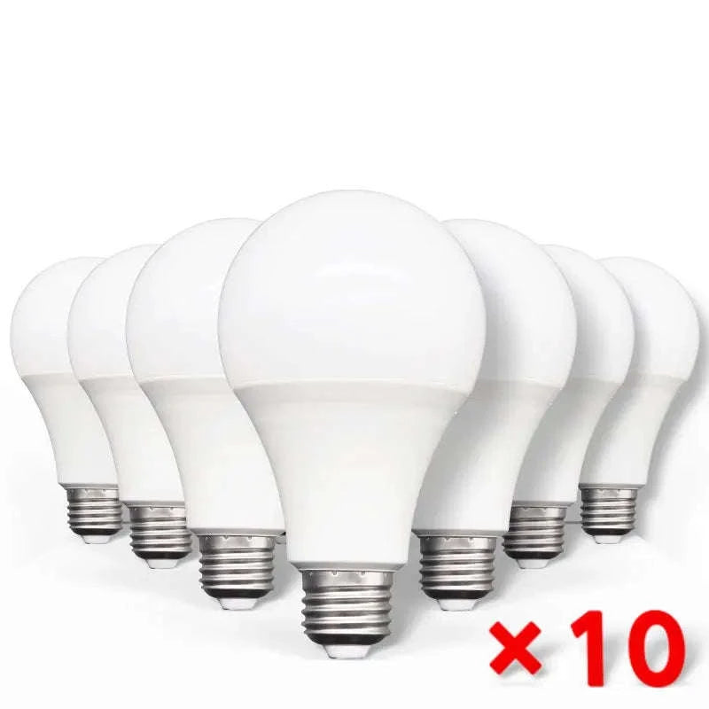 10pcs E27 LED Light Bulb Pack-E27 220V / Warm White / 6W